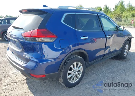 2017 Nissan Rogue Sv из США, поврежденный, VIN 5N1AT2MV5HC882401